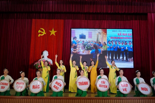 Phụ nữ Nghệ An sáng tạo cùng 'Hành trình thứ 2 của rác thải nhựa'