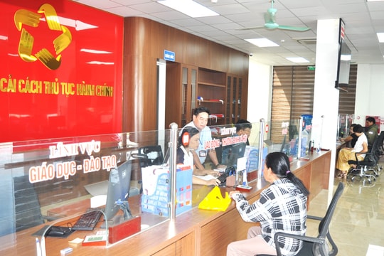Đô Lương chuyển biến rõ trong công tác cải cách thủ tục hành chính
