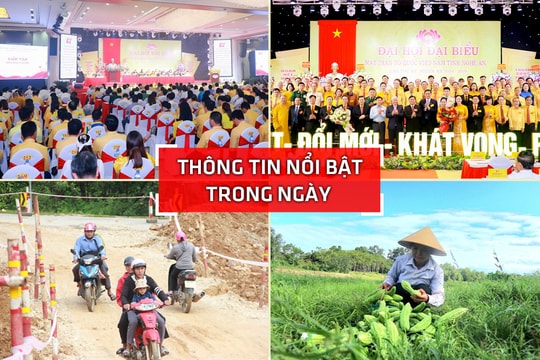 Nghệ An: Thông tin nổi bật ngày 31/7