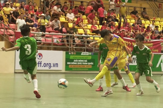 U11 Sông Lam Nghệ An giành vé vào Bán kết sau khi đánh bại U11 Quảng Nam