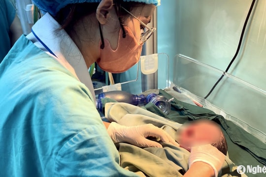 Bệnh viện Sản Nhi Nghệ An giúp sản phụ mắc 2 bệnh lý nguy hiểm ‘mẹ tròn, con vuông’
