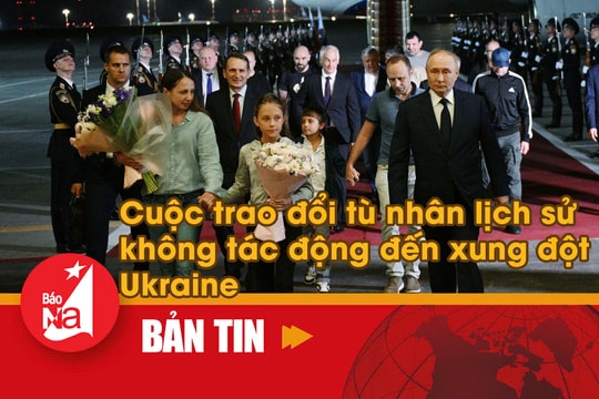 Bản tin quốc tế: Cuộc trao đổi tù nhân không tác động đến xung đột Ukraine