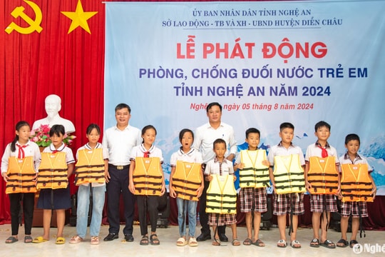 Nghệ An đẩy mạnh truyền thông phòng, chống đuối nước cho trẻ em