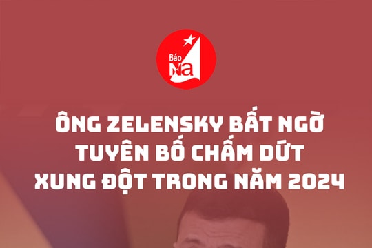 Ông Zelensky bất ngờ tuyên bố chấm dứt xung đột trong năm 2024