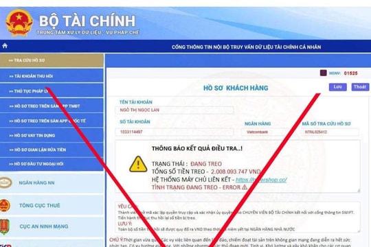 Bộ Tài chính cảnh báo website giả mạo