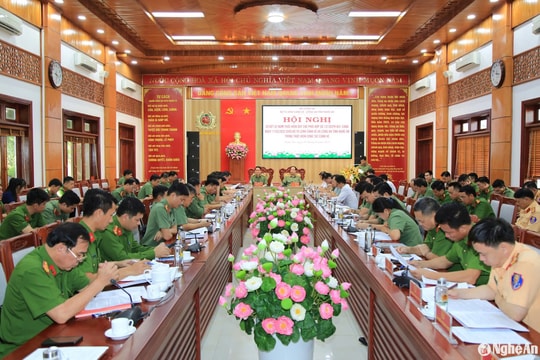 Bộ Tư lệnh Cảnh vệ và Công an tỉnh Nghệ An sơ kết 2 năm thực hiện Quy chế phối hợp
