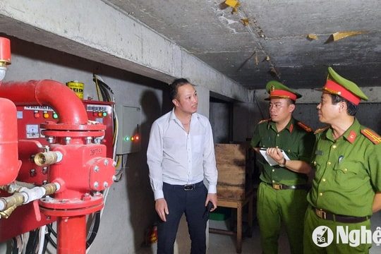 5 cơ sở ở thành phố Vinh và thị xã Cửa Lò bị phạt 340 triệu đồng do vi phạm về phòng cháy