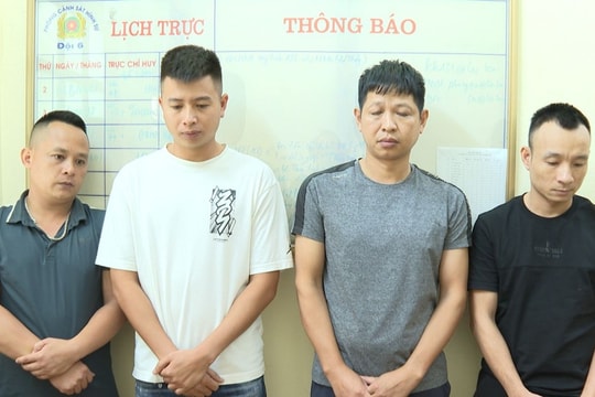 Triệt phá ổ nhóm đánh bạc dưới hình thức cá độ bóng đá