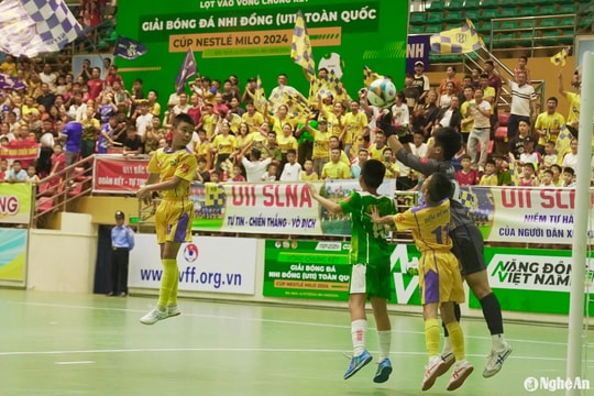 U11 Sông Lam Nghệ An lần thứ 8 lên ngôi vô địch toàn quốc