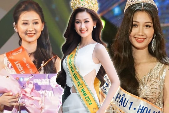 Nhan sắc Hoa hậu Quế Anh thay đổi thế nào sau 4 cuộc thi nhan sắc?