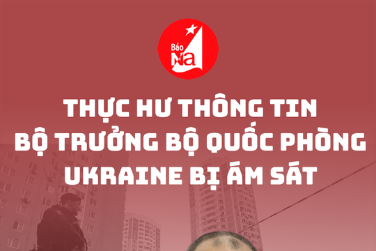 Thực hư thông tin bộ trưởng Bộ Quốc phòng Ukraine bị ám sát