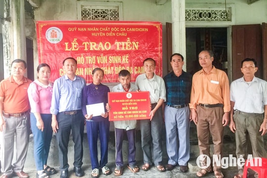 Tiếp sức cho nạn nhân chất độc da cam