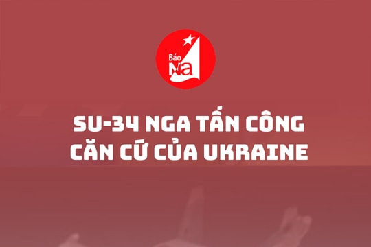 Su-34 Nga tấn công căn cứ của Ukraine