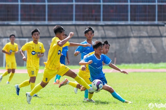 U15 Sông Lam Nghệ An thắng đậm U15 Quảng Nam