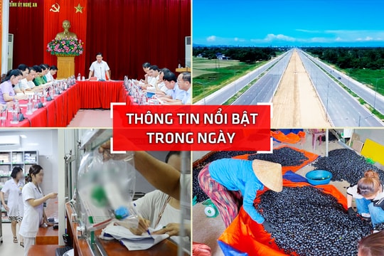 Nghệ An: Thông tin nổi bật trong ngày 12/8