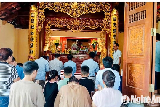 Ấm áp, sum vầy Rằm tháng Bảy trên các miền quê Nghệ An