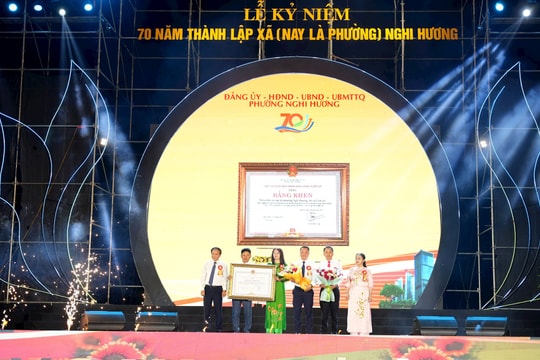 Phường Nghi Hương (Thị xã Cửa Lò) kỷ niệm 70 năm thành lập