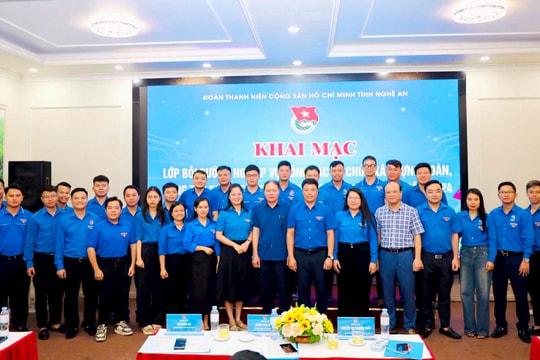 150 cán bộ tham gia bồi dưỡng nghiệp vụ công tác tổ chức xây dựng Đoàn