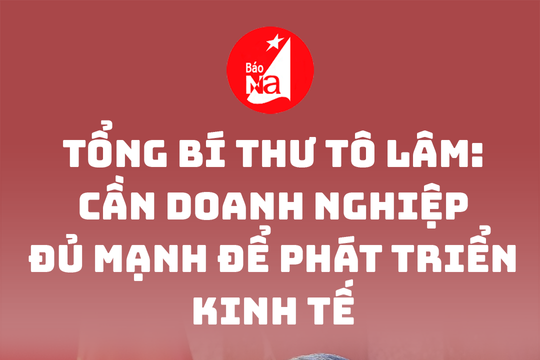 Tổng Bí thư Tô Lâm: Cần doanh nghiệp đủ mạnh để phát triển kinh tế