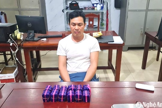 Công an Nghệ An bắt đối tượng mua bán 12.000 viên ma túy tổng hợp