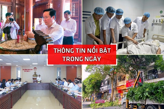 Nghệ An: Thông tin nổi bật ngày 24/8