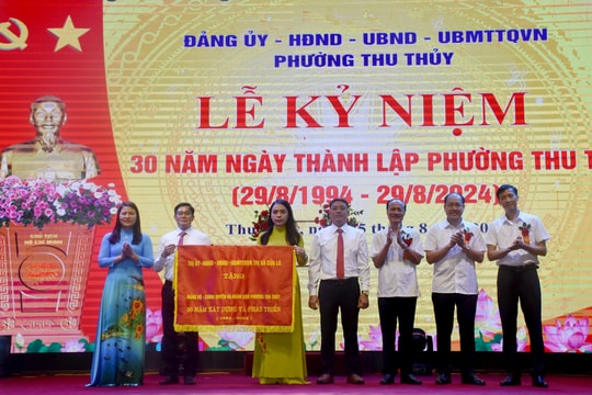 Phường Thu Thủy (TX. Cửa Lò) kỷ niệm 30 năm thành lập