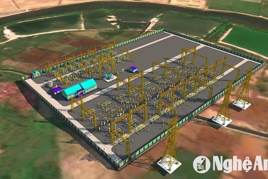 Nghệ An chấp thuận chủ trương đầu tư Dự án Trạm biến áp 220kV Nam Cấm