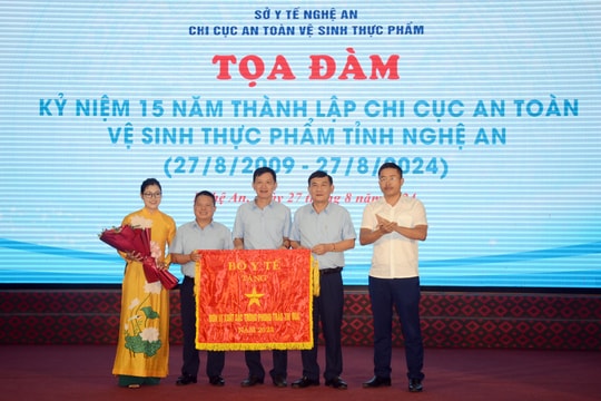 Tọa đàm kỷ niệm 15 năm thành lập Chi cục An toàn vệ sinh thực phẩm tỉnh Nghệ An