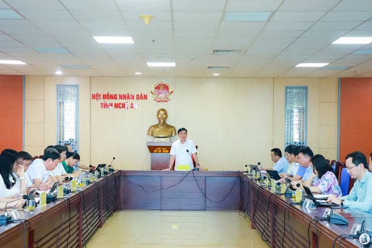 Thường trực HĐND tỉnh Nghệ An họp phiên thường kỳ tháng 8/2024