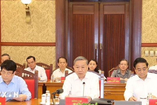 Tổng Bí thư, Chủ tịch nước Tô Lâm chủ trì cuộc họp Tiểu ban Văn kiện Đại hội XIV