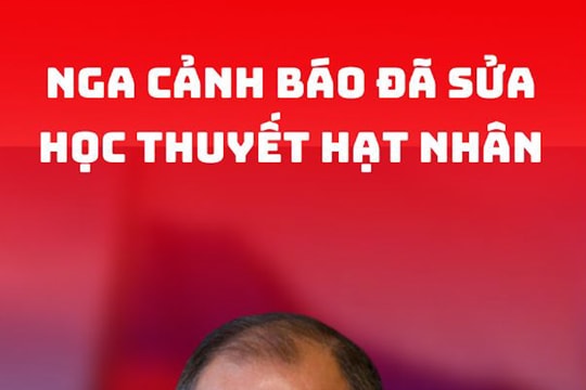 Nga cảnh báo đã sửa học thuyết hạt nhân