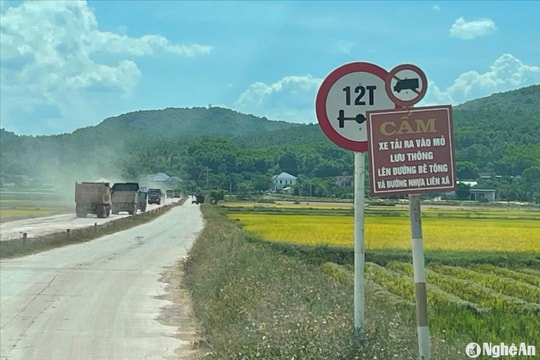 Sở Tài nguyên và Môi trường yêu cầu huyện Diễn Châu kiểm tra xử lý 2 mỏ đất tại xã Diễn Lợi