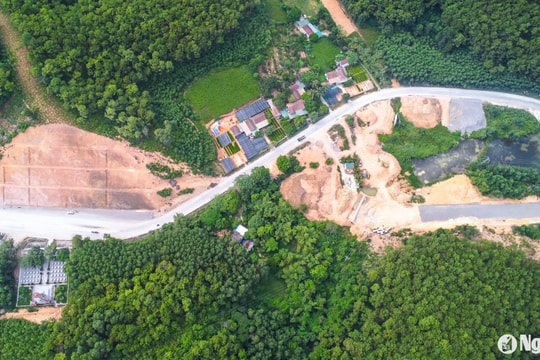 Sẽ cưỡng chế, thu hồi 659,6m2 đất của hộ dân xóm Vạn Yên, xã Hòa Sơn (Đô Lương) để thực hiện Dự án cải tạo, nâng cấp Quốc lộ 7