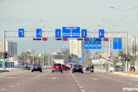 Những lưu ý khi lưu thông trên tuyến Đại lộ Vinh - Cửa Lò