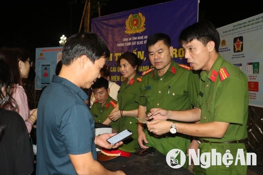 Công an Nghệ An tiếp tục phát huy vai trò nòng cốt trong triển khai Đề án 06