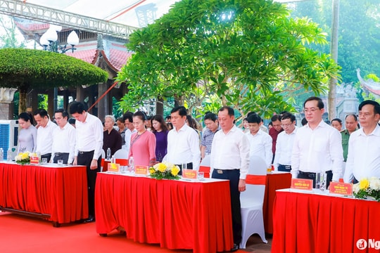 Nghệ An trang trọng tổ chức Lễ giỗ lần thứ 232 của Hoàng đế Quang Trung