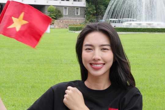 Hình ảnh đẹp của NSND Tự Long, hoa hậu Thùy Tiên và sao Việt mừng Quốc khánh 2/9