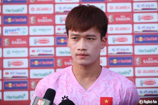 Tiền vệ Hoàng Đức đặt mục tiêu ghi bàn vào lưới đội tuyển Nga