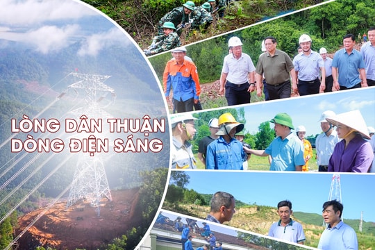 Công tác dân vận trong thực hiện Dự án Đường dây 500 kV mạch 3: Lòng dân thuận – Dòng điện sáng