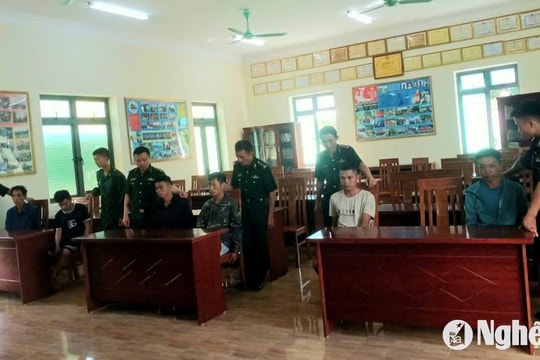 Đồn Biên phòng Tri Lễ bắt 3 vụ, 6 đối tượng phạm tội về ma tuý trong một đêm