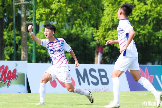 U15 Sông Lam Nghệ An giành vé vào vòng Tứ kết sớm 1 lượt đấu