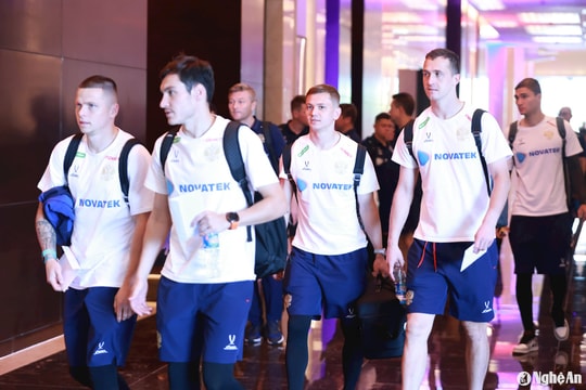 Đội tuyển Nga và dàn sao chất lượng có mặt tại Việt Nam