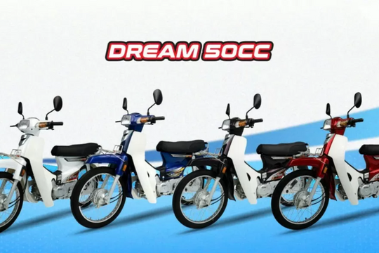 Giá xe Honda Dream 50cc mới nhất ngày 4/9/2024: Honda Dream huyền thoại giành cho nam giới