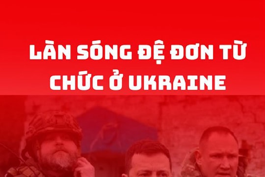 Làn sóng đệ đơn từ chức ở Ukraine