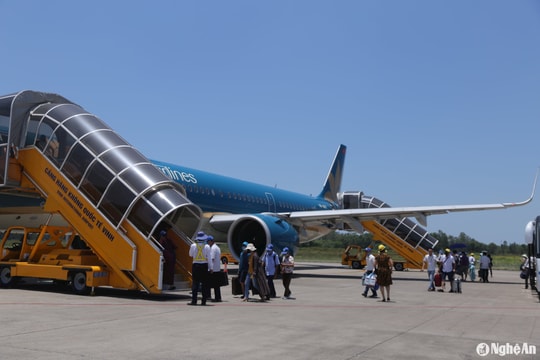 Dời lịch bay tuyến Vinh - Hà Nội do ảnh hưởng của bão số 3