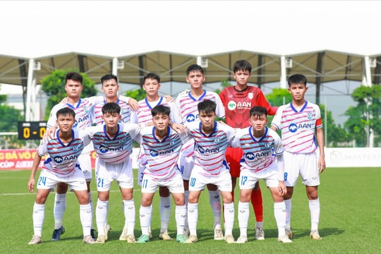 U15 Sông Lam Nghệ An rơi vào nhánh đấu khó
