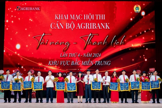Khai mạc Hội thi cán bộ Agribank tài năng, thanh lịch lần thứ IV năm 2024, khu vực Bắc miền Trung