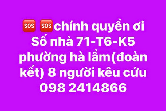 Những lời kêu cứu trên mạng khi siêu bão Yagi đi qua