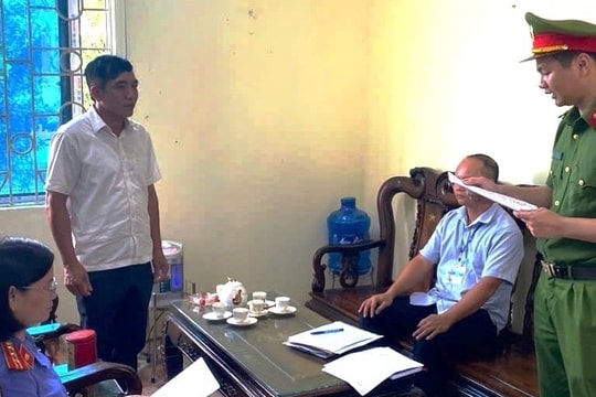 Một Bí thư Đảng ủy xã bị bắt vì hành vi phạm tội lúc làm chủ tịch