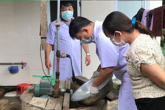 Quy trình chung xử lý nước ăn uống trong mùa mưa lũ